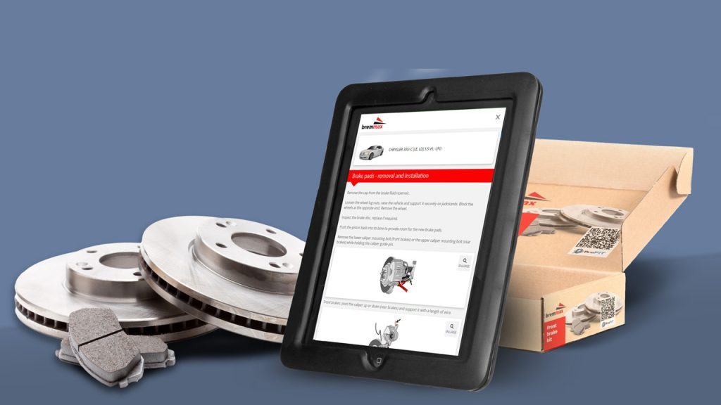 ProFIT provides digital spare parts installation instructions via a QR code or link