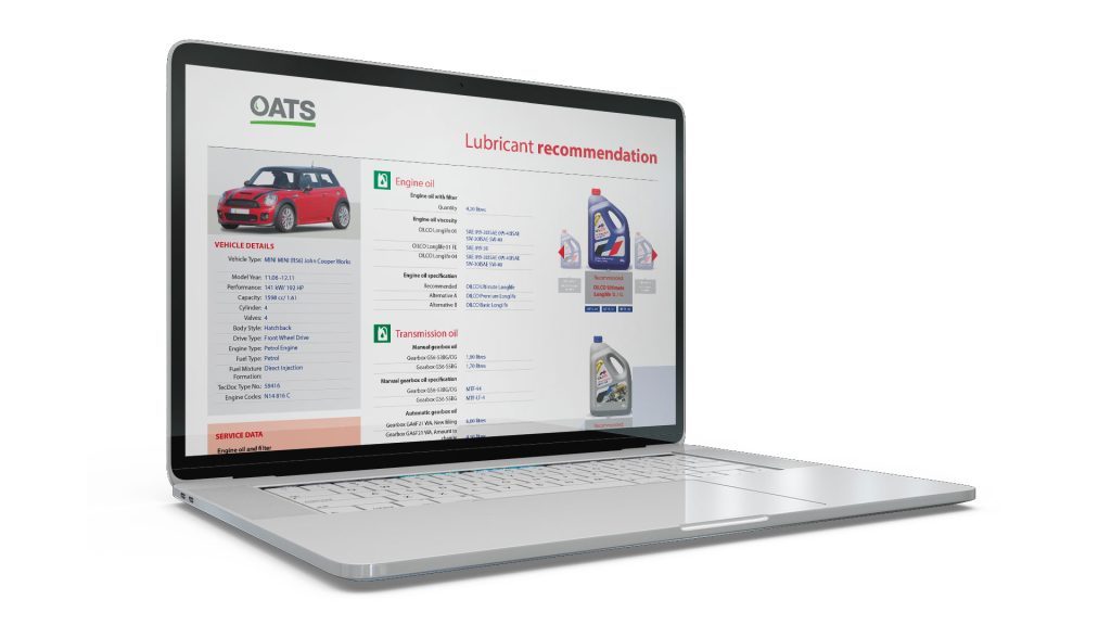 OATS is the leading lubricant database tool that offers efficiency improvements to lubricant manufacturers 