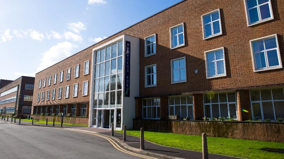 Picture buildings of DriveRightData headquarters in Pontypool 