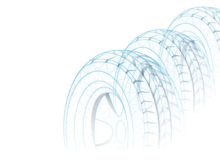 Illustration representing technical data on vehicle wheels and tyres from DriveRightData