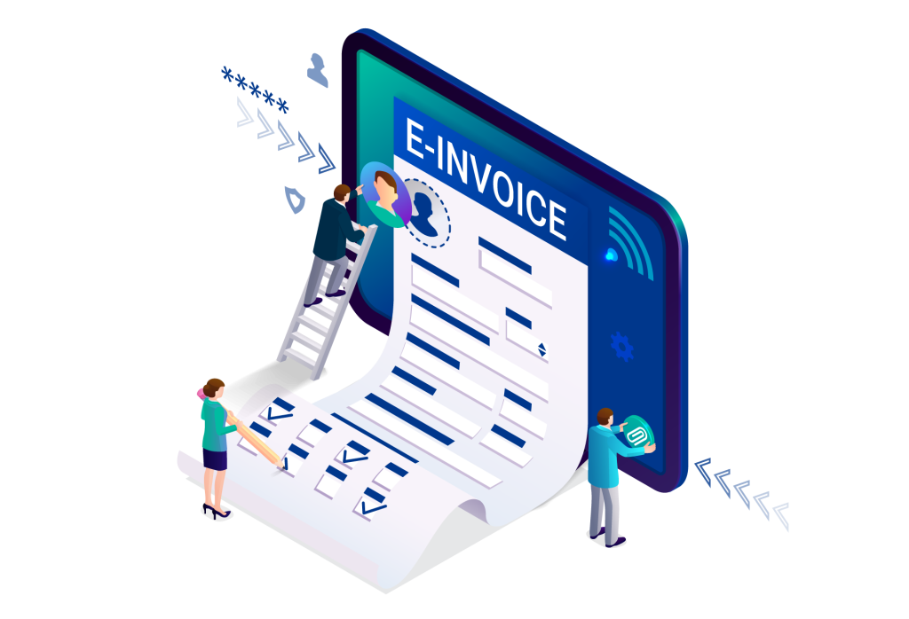 Illustration de la facturation électronique B2B dans l’après-vente automobile : digitalisation des processus, conformité légale et intégration avec les systèmes ERP et DMS Infopro Automotive