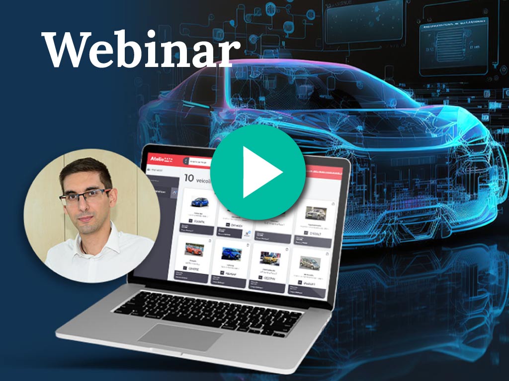 Isreal Lara, responsable de fidelización y marketing de Infopro Digital Automotive, imparte un seminario web sobre Atelio Data