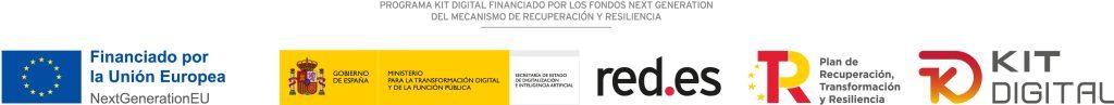 Banner del KIT-DIGITAL con el logotipo del ministerio y de la Unión Europea.