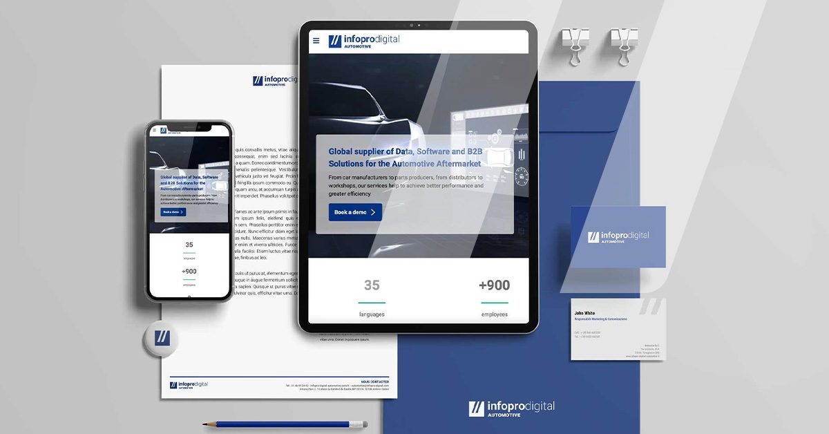 Infopro nuova visual identity