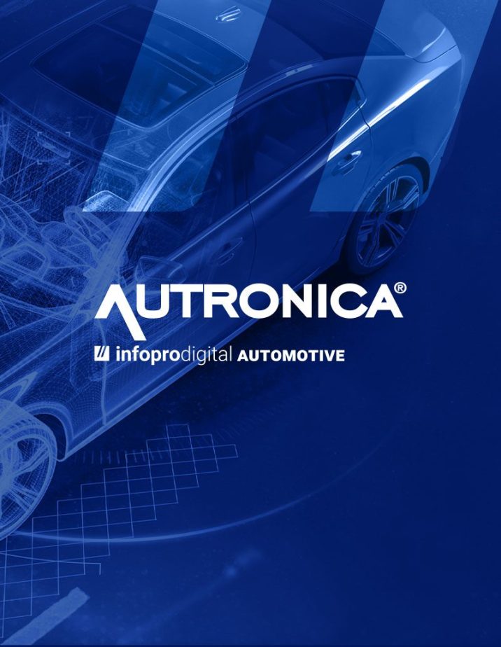 Digital car image with logo to present our Italian brand Autronica