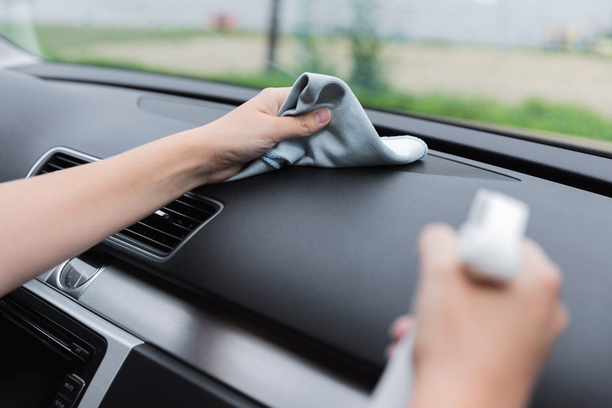 Sanificazione dell'auto