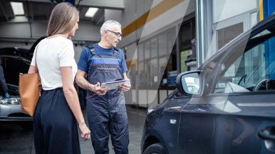 L'accettazione in autofficina