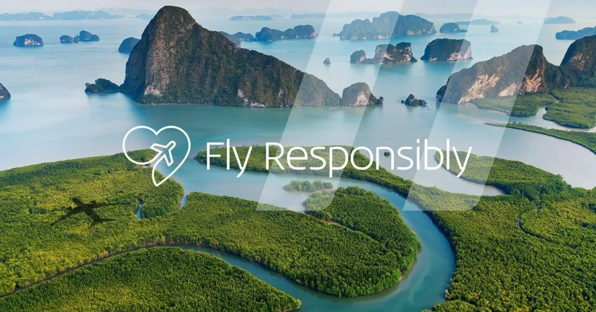 Aerial view of the Amazon River winding through the lush Amazon rainforest, symbolizing HaynesPro and Infopro Digital Automotive's commitment to the KLM CO2ZERO initiative