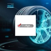 Featured image with tyre with component overlay and digital data representing DriveRightData: Vehicle, tyre and wheel data